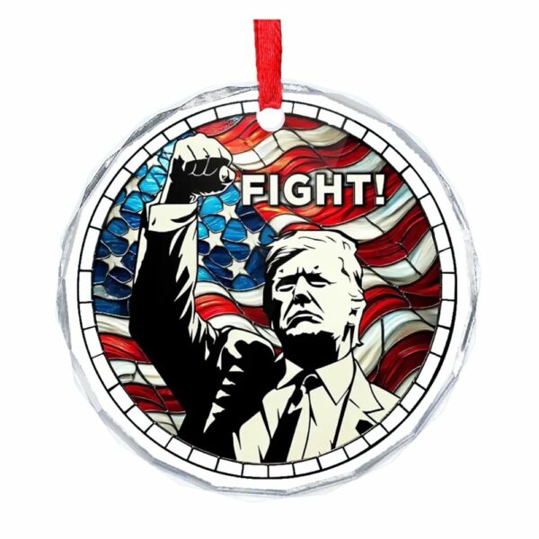 Trump Won Fight Ornament 1 1