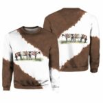 Western Horse Print Sweatshirt