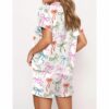 Whimsical Bows Satin Pajama Set For Women 2