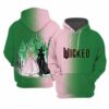 Wicked Movie Inspired Witch And Princess Contrast Gradient Hoodie 1 1