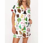 Wicked Movie Satin Pajama Set For Women