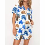 Winter Basics Satin Pajama Set For Women