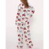 Womens Ameica Coquette Bow Pajama Set 2