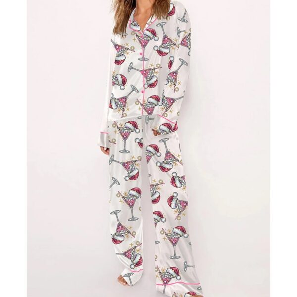 Womens Christmas Drinking Pajama Set