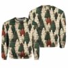 Womens Christmas Pine Tree Sweater 1 1