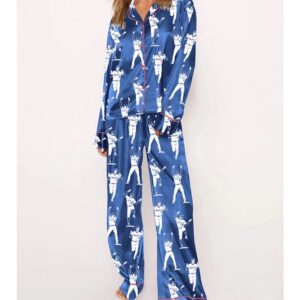 Womens Dodgers Baseball Celebrations Of Los Angeles Pajama Set