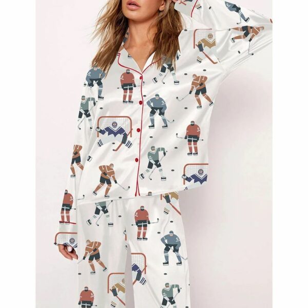 Womens Hockey Player Pajama Set 1