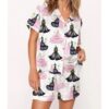 Womens Wicked Print Pajama Set