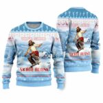 You'll Never Skate Alone Christian Skateboarding Ugly Christmas Sweater