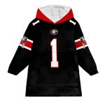 1 Georgia Football Unisex Blanket Hoodie