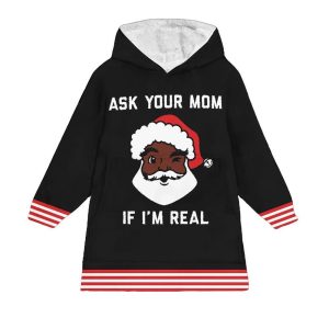 Ask Your Mom Blanket Hoodie 1