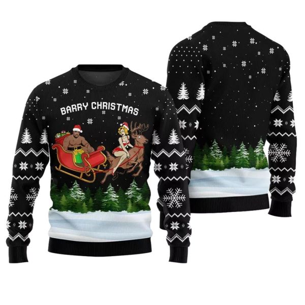 Barry Christmas Ugly Christmas Sweater 1 2