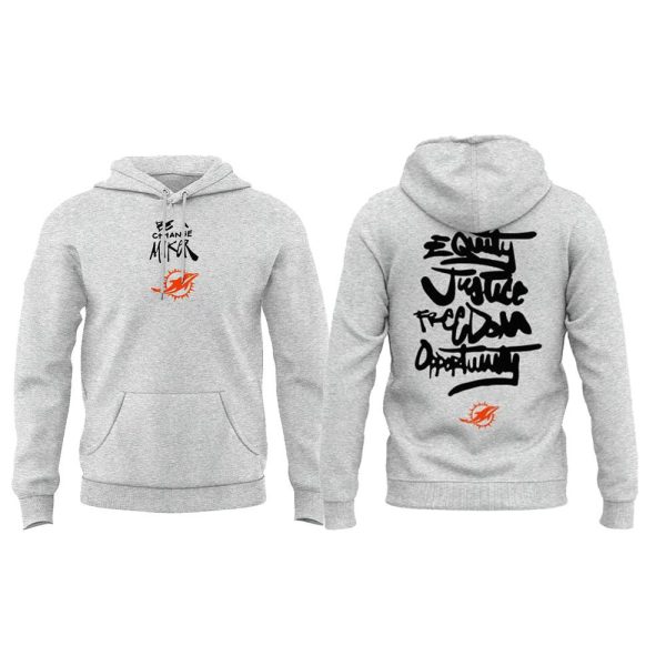 Be A Change Maker Dolphins Hoodie 3