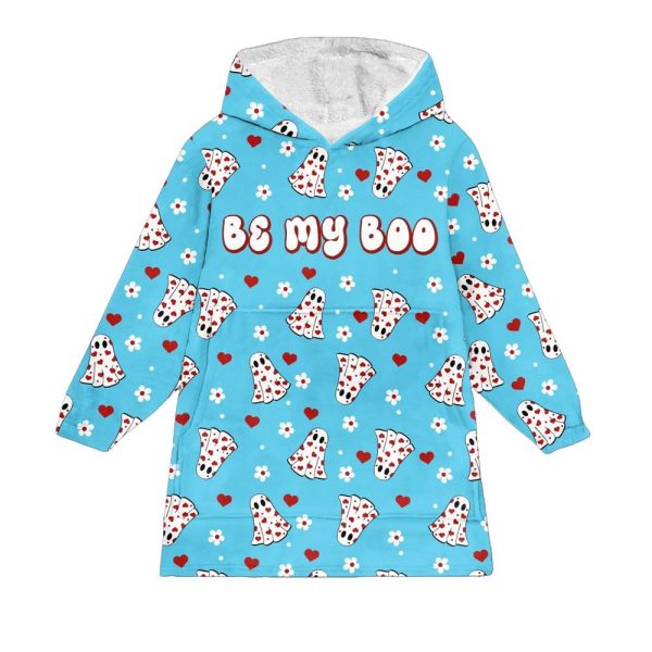 Be My Boo Blanket Hoodie 1