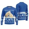 Believe in Climate Change Polar Bear Ugly Holiday Sweater 1 2