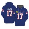 Bills Captain Allen 17 Football Unisex Hoodie 1 1