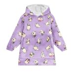 Boo Halloween Music Blanket Hoodie
