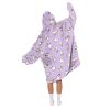 Boo Halloween Music Blanket Hoodie 2