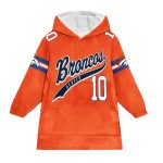 Broncos Football Unisex Blanket Hoodie