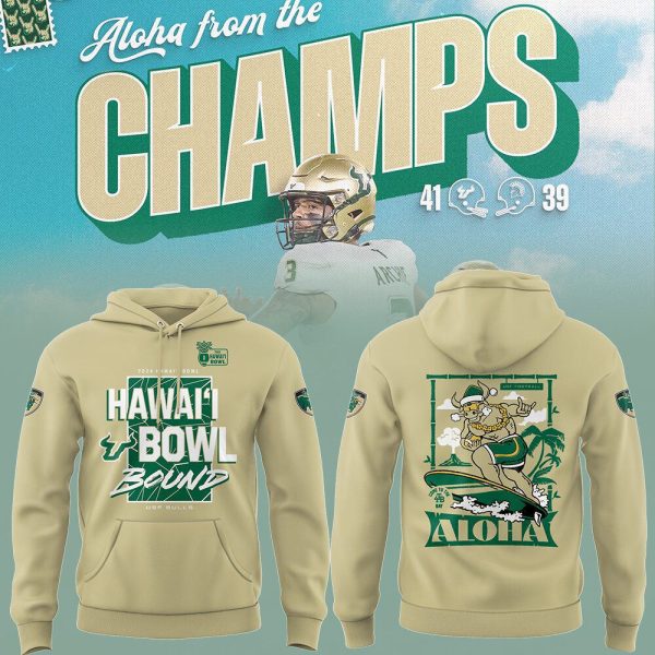 Bulls Football HAWAI'I BOWL CHAMPS Shirt 2