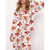 Burritos Bowls Mexican Grill Satin Pajama Set For Women 2