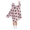 Cat Valentines Day Blanket Hoodie 2