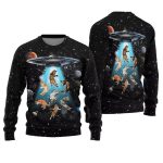 Cats in Space Ugly Christmas Sweater