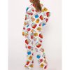 Chicken Nuggets Satin Pajama Set For Women 3