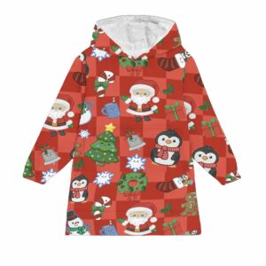 Christmas Cuties Blanket Hoodie 1