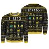 Christmas Thanks Science Ugly Christmas Sweater 1 2