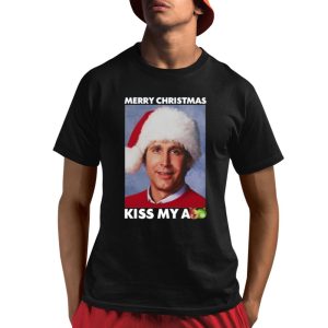 Clark Griswold Merry Christmas Kiss My Ass Shirt 1 1