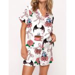 Coquette Acotar Satin Pajama Set For Women