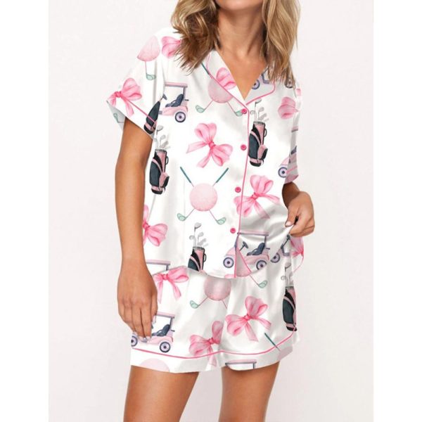 Coquette Golf Pajama Set For Women 1