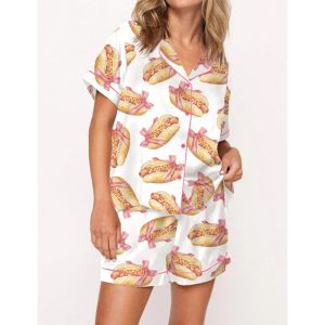 Coquette Hot Dog Pajama Set 1