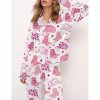 Cowboy Boot And Hat Satin Pajama Set For Women 2