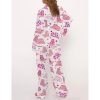 Cowboy Boot And Hat Satin Pajama Set For Women 3