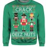 Crack Deez Nuts Ugly Christmas Sweater 1