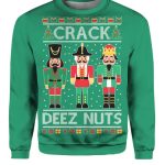 Crack Deez Nuts Ugly Christmas Sweater