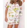 Croatia Travel Satin Pajama Set 2