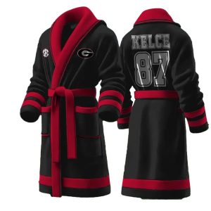 Custom Bulldogs Luxurious Comfort Bathrobe 1