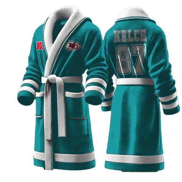 Custom Chiefs Luxurious Comfort Bathrobe 4