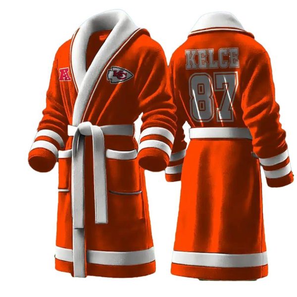 Custom Chiefs Luxurious Comfort Bathrobe 5