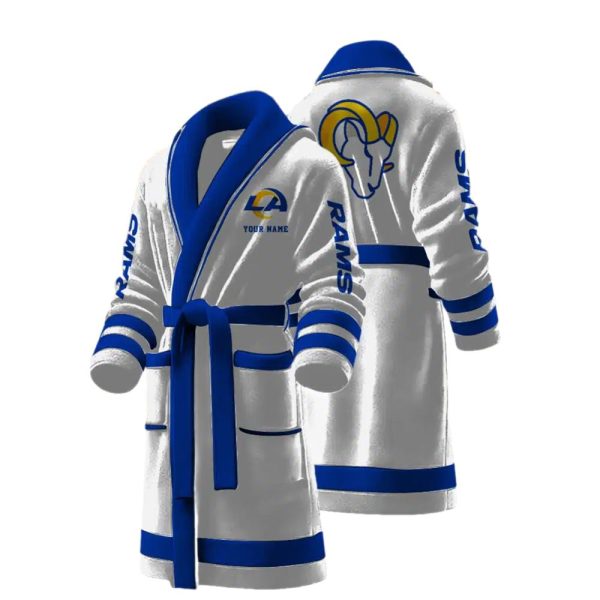 Custom Rams Luxurious Comfort Bathrobe 2