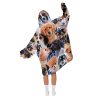 Cute Dogs Dog Mom Wearable Blanket 2