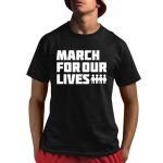 David Hogg Wearing March For Our Lives Shirt