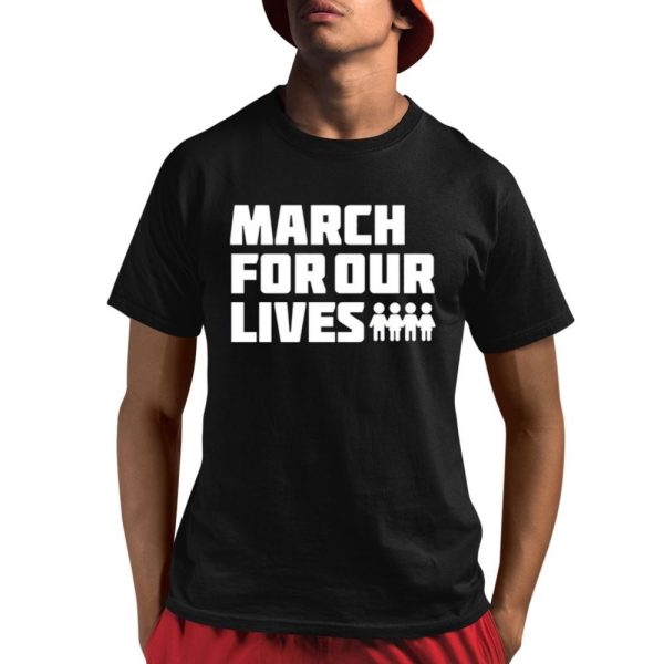 David Hogg Wearing March For Our Lives Shirt 1 1