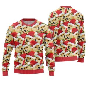 Doge Meme Ugly Christmas Sweater 1 1