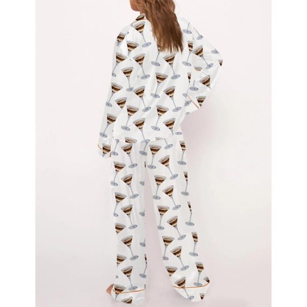 Espresso Martini Cocktail Pajama Set For Women 4