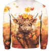 Fall Highland Cow Ugly Christmas Sweater 2