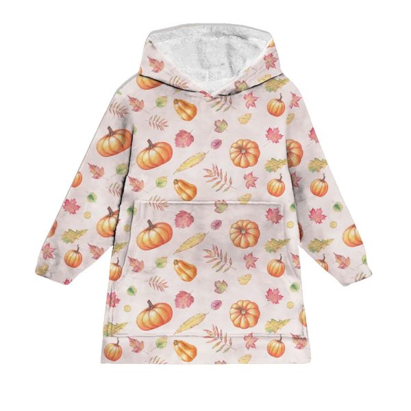 Fall Leaves Blanket Hoodie